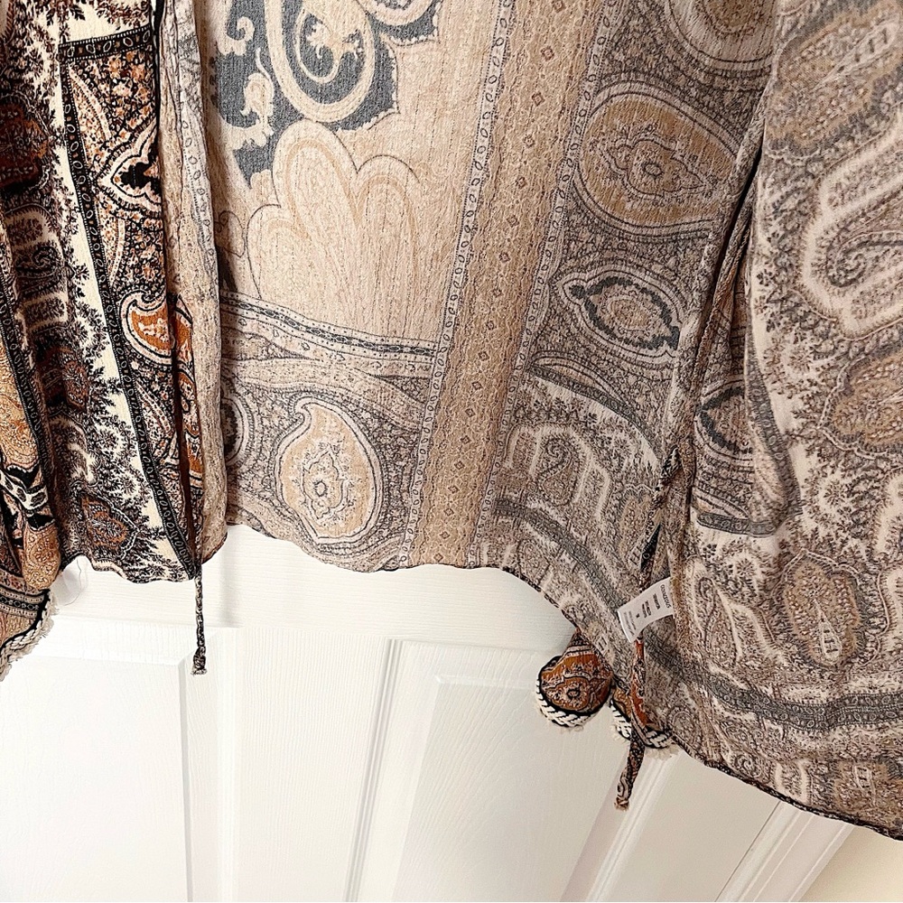 ✧･ﾟgroovy paisley open-front top - Picture 5 of 9